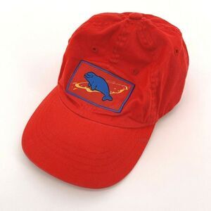 Seaworld Youth Dolphin Souvenir Hat Red Vintage